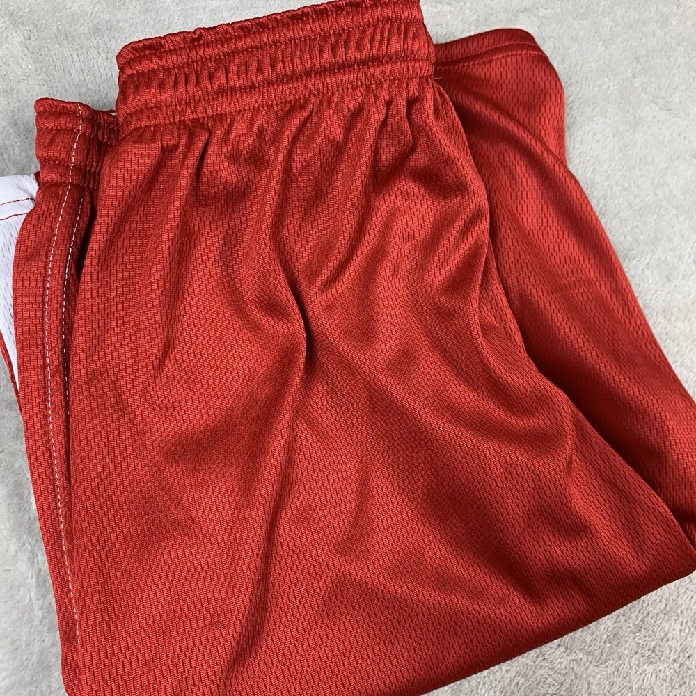 New Alleson Athletic Shorts Mens Small Red Elastic Drawstring Waist Sports